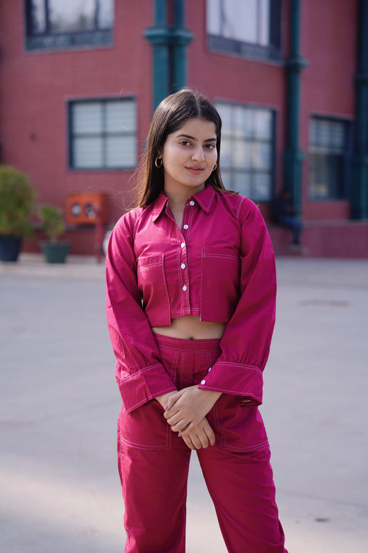 Gulabi Criss Cross Set