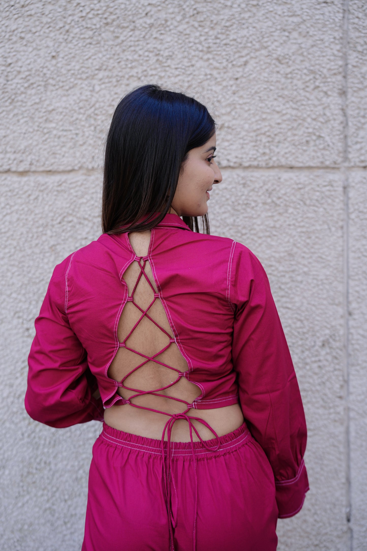 Gulabi Criss Cross Set